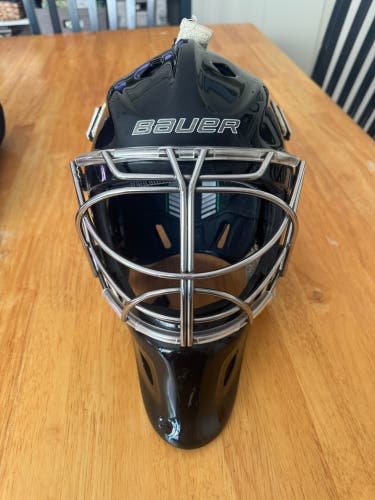 Senior Large Bauer NME One Goalie Mask (Used)