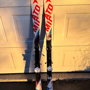 Kid's Atomic Redster SL 131 cm Racing Skis With Bindings (Used)