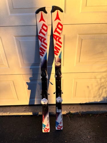 Kid's Atomic Redster SL 131 cm Racing Skis With Bindings (Used)