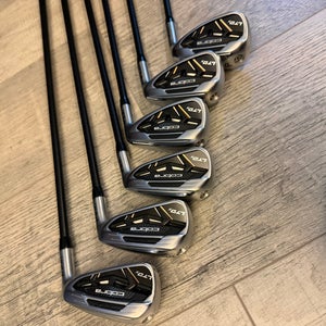 Men's Cobra LTDx Right Handed Iron Set Regular Flex Graphite Shaft (Used)