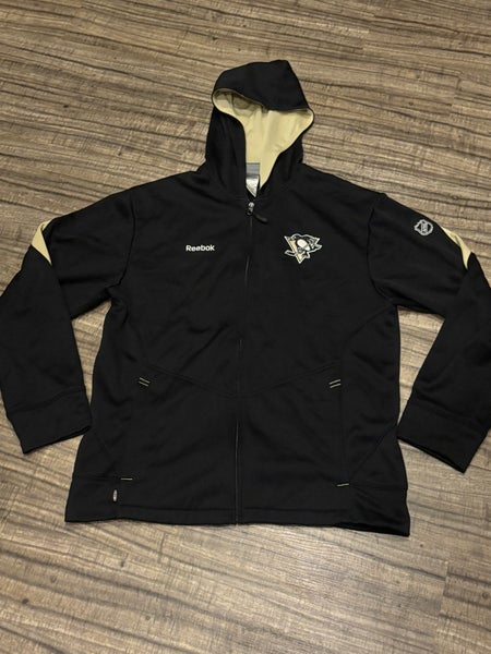 Pittsburgh Penguins NHL Reebok Full Zip Hoodie Adult Large