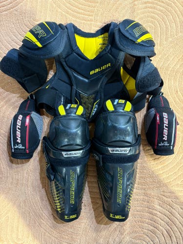 Youth Bauer Starter Kit (Chest, Elbows, Shins) (Used)