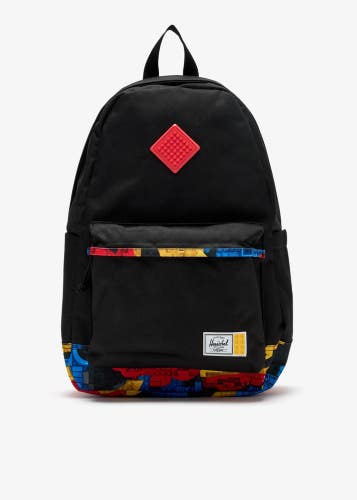 Herschel Supply x LEGO Heritage Unisex Black Adjustable Strap Backpack TLW103
