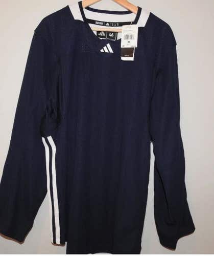 Blue Goalie Cut Men's Adidas Jersey- 58G