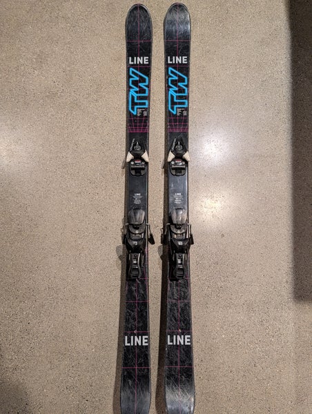 Kid's Park 149 cm Line Tom Wallisch Shorty Skis With Bindings (Used)