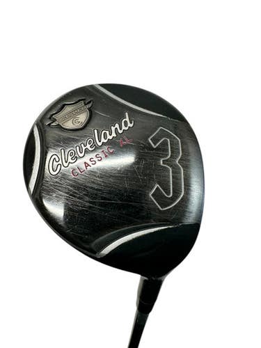 Used Cleveland CLASSIC XL Womens Fairway Wood RH Black 3 Wood 11835-S000185728