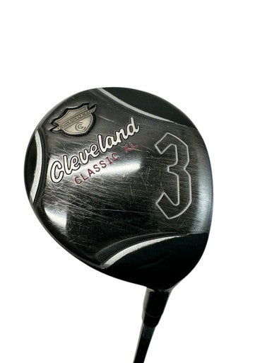 Used Cleveland CLASSIC XL Womens Fairway Wood RH Black 3 Wood 11835-S000185728