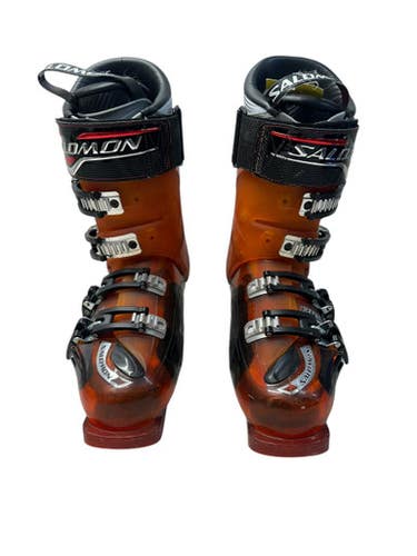 Used Salomon PRO FALCON CS Mens DH Ski Boot Orange 260 MP - M08 - W09 11835-S000186461