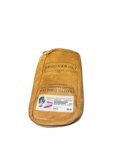 Used Bruce Bolts Batting  Gloves Navy Blue LG 11834-S000041947