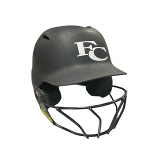 Used Evoshield BLK HELMET W/ MASK Batting Helmet w/Mask Black One Size 11834-S000041913