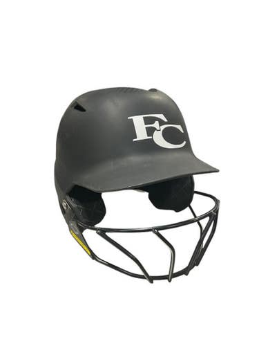 Used Evoshield BLK HELMET W/ MASK Batting Helmet w/Mask Black One Size 11834-S000041913