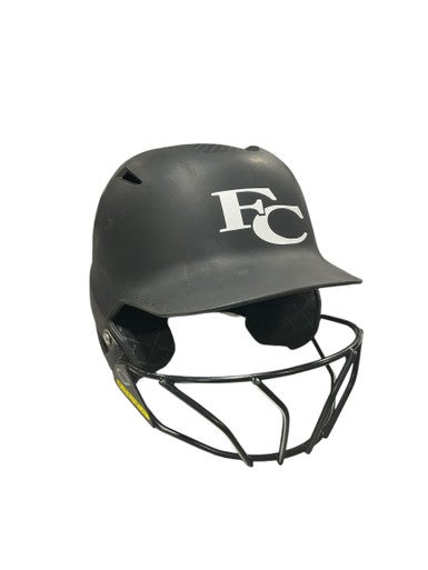 Used Evoshield BLK HELMET W/ MASK Batting Helmet w/Mask Black One Size 11834-S000041913