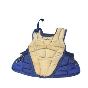 Used All Star CHEST PROTECTOR Catchers Chest Protector White Junior 11834-S000041859