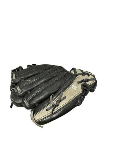 Used Mizuno BLACK GLOVE BB/SB Glove RH Throw Black 8" 11834-S000041841