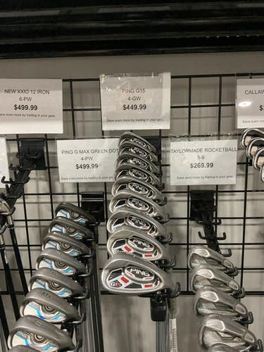 Used Ping G15 Mens Iron Set RH 4I-GW/AW 11834-S000041812