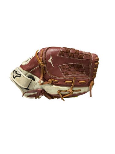 Used Mizuno SUPREME FAST PITCH BB/SB Glove RH Throw Brown 12" 11834-S000041808