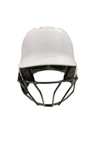 Used Evoshield WHITE HELMET Batting Helmet w/Mask White One Size 11834-S000041778