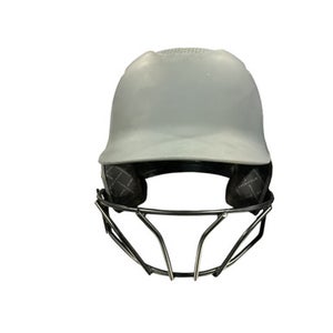 Used Evoshield EVOSHIELD GREY SB HELMET Batting Helmet w/Mask Grey One Size 11834-S000041779