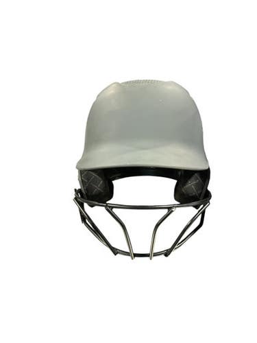 Used Evoshield EVOSHIELD GREY SB HELMET Batting Helmet w/Mask Grey One Size 11834-S000041779