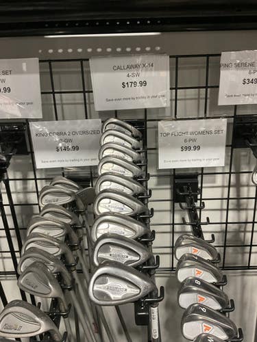 Used Callaway X-14 Mens Iron Set RH 4I-SW 11834-S000041770