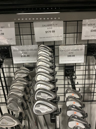 Used Callaway X-14 Mens Iron Set RH 4I-SW 11834-S000041770