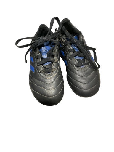 Used Adidas Soccer Cleats Black And Navy Blue Youth 10.0 11834-S000041735