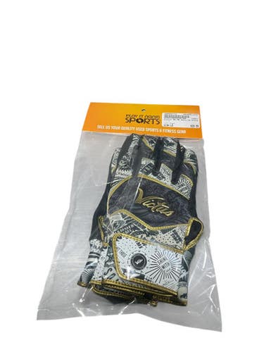 Used Victus BB/SB Batting Gloves Black LG 11834-S000041712