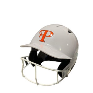 Used Champro WHITE HELMET Batting Helmet No Mask White One Size 11834-S000041705