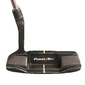 PowerBilt Tour Bilt Blade Putter RH Steel 35" Great Condition Nice Factory Grip