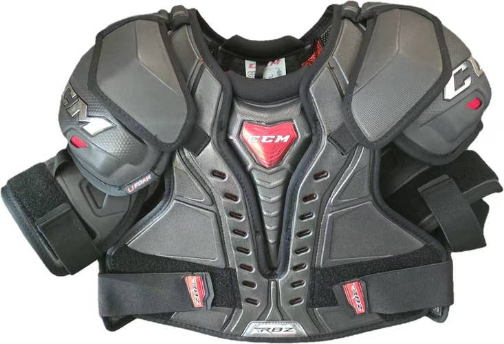 CCM RBZ NHL Pro Stock Hockey Player Shoulder Pads Black Senior M( New)