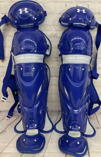 Under Armour Womens Professional Leg Guard Antimicrobial Ventilated Padding Blue