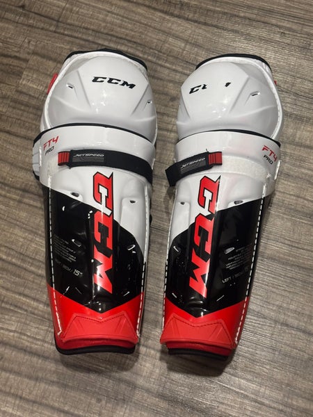 CCM JetSpeed FT4 Pro Shin Pads Senior 15” Pro Stock
