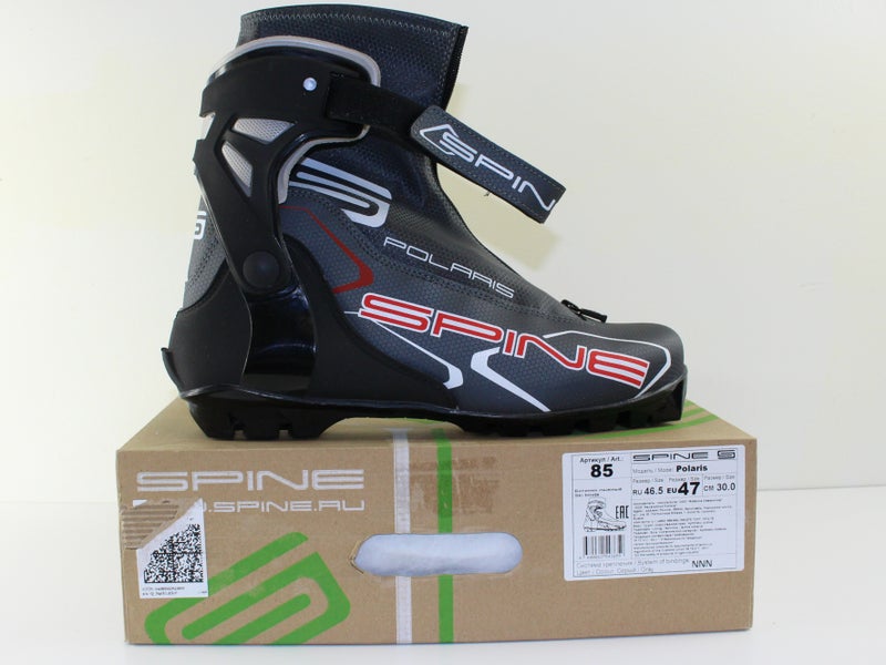Spine Polaris 85 Skate Cross Country Ski Boots (New) Men Size 13 (EU 47)