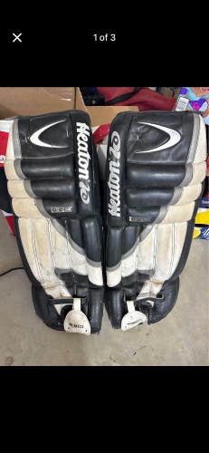 34" 2008 Heaton Helite-Z Goalie Leg Pads (Used)
