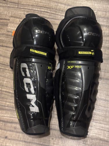 CCM Tacks XF Pro Hockey Shin Pads Senior 15” New