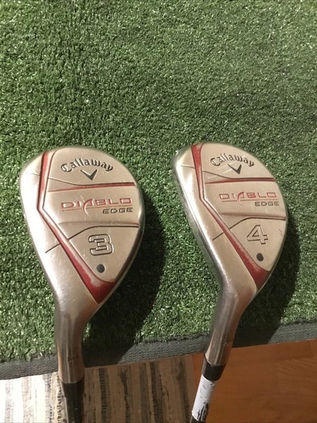 Callaway Left Handed Diablo Edge Hybrids Set (3H & 4H) Regular 60g Graphite (LH)