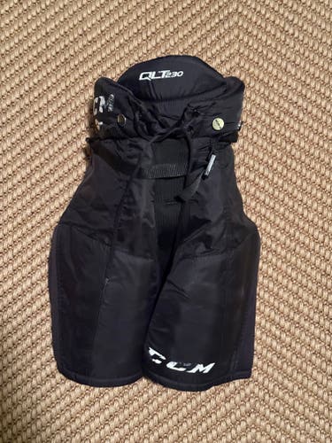Men's Junior Small CCM QLT 230 Hockey Pants (Used)