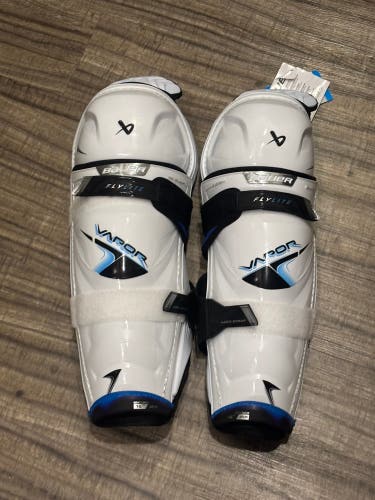 Bauer Vapor Flylite Hockey Shin Pads Size 14” New