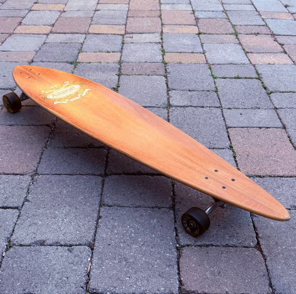 Arbor Skateboards Hawaiian Koa Classic Pintail Complete Longboard