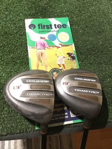 Orlimar Trimetal Woods Set (13* FW & 19* FW) Seniors Lite Ultralite Graphite