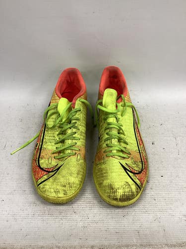 Nike (Used) Size M 9.0 (W 10.0) Yellow Indoor Cleats