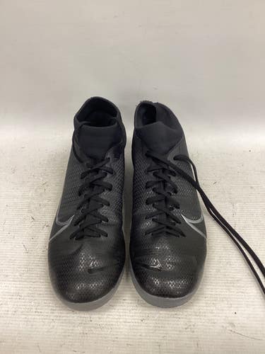 Nike (Used) Size M 8.5 (W 9.5) Black Indoor Cleats