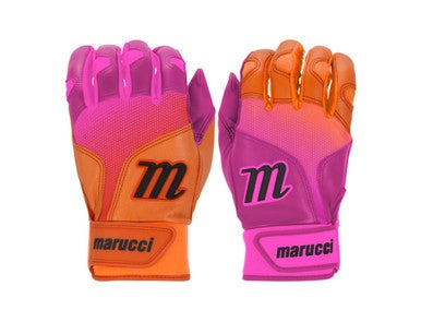 New PWR FADE PINK/ORANGE YOUTH BATTING GLOVES 11834-MRCMBGPWRFY-PKOR