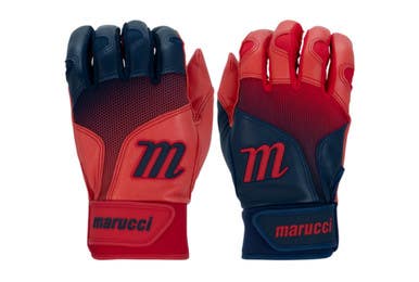 New PWR FADE NAVY/RED YOUTH BATTING GLOVES 11834-MRCMBGPWRFY-NBR