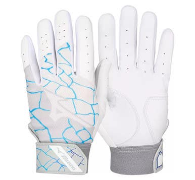 New MVP 2026 WHITE/BLUE TEEBALL BATTING GLOVES 11834-MIZ330463