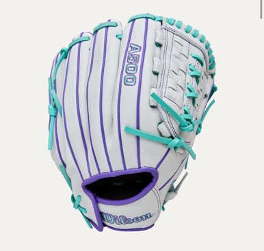 New A500 SIREN 11.75IN RHT WHT/PURPLE GLOVE 11834-WILWBW1035581175