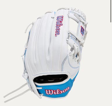 New A1000 FP 12IN RHT WHITE/RED/BLUE GLOVE 11834-WILWBW10396912