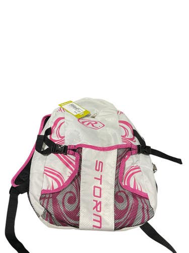 Used Rawlings PINK/WHITE STORM CARRY BAG BB/SB Player Carry Bag White 11834-S000041180