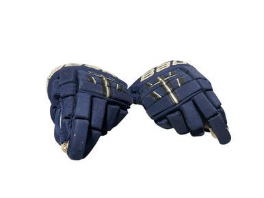 Used Bauer 4-ROLL PRO Senior Gloves Navy Blue 15" 11834-S000041247