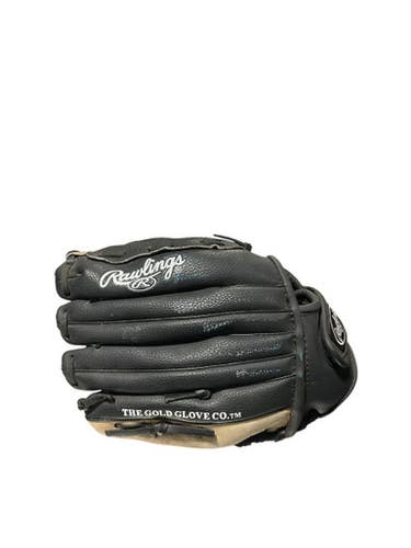 Used Rawlings PLAY MAKER SERIES BB/SB Glove RH Throw Black 10 1/2" 11834-S000041248